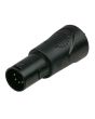 DAP FLA40 XLR Male 5 polig naar RJ45 female ( DMX 5polig naar RJ45 verloop )