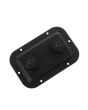 Inbouwschaal met 2 x speakon 4 polig speaker conectionplate