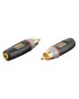 XGA04 - RCA cinch Male naar Mini Jack Female mono verloop stekker