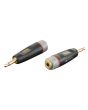 XGA07 - Mini Jack Male mono naar stereo Mini Jack Female verloop