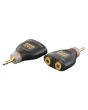 XGA14 - Mini Jack Male mono naar 2 x Mini Jack mono Female splitter
