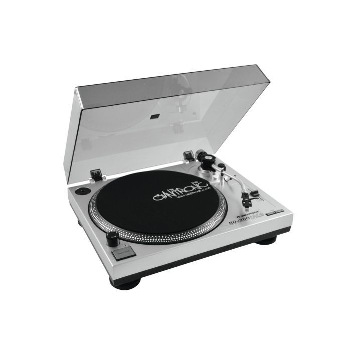 Omnitronic BD-1380 USB draaitafel silver