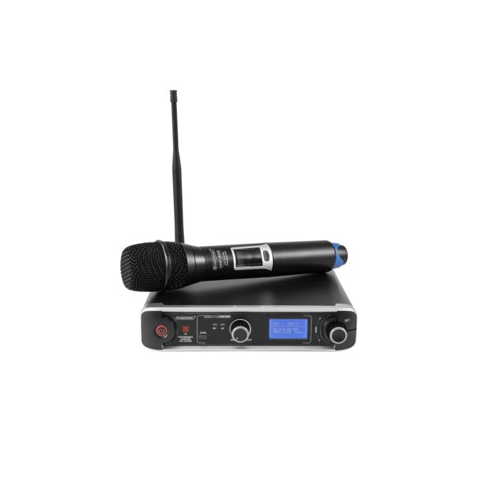 OMNITRONIC UHF-301 1-kanaals draadloos microfoonsysteem 823-832 / 863-865MHz
