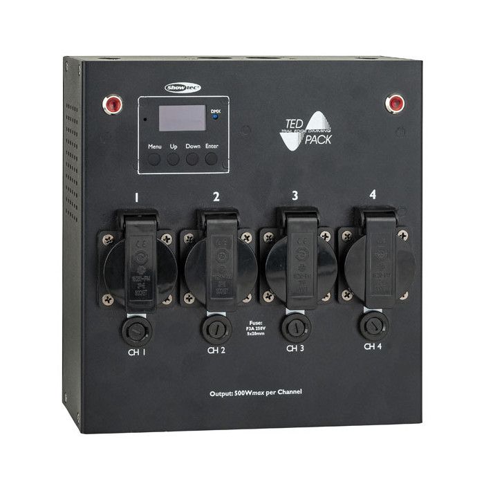 Showtec TED Pack 4-Kanaals dimmer pack214
