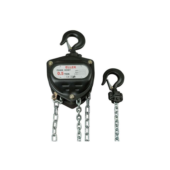 Showtec Hand bediende Ketting Takel 500 kg Volledig tilgewicht 10 m