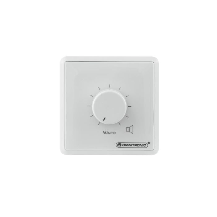 OMNITRONIC PA Volume Controller 20 W mono white