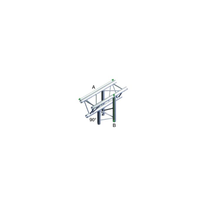 Milos ATM37 - DT22023 Driehoek Decotruss Tstuk 90 Degrees T-cross