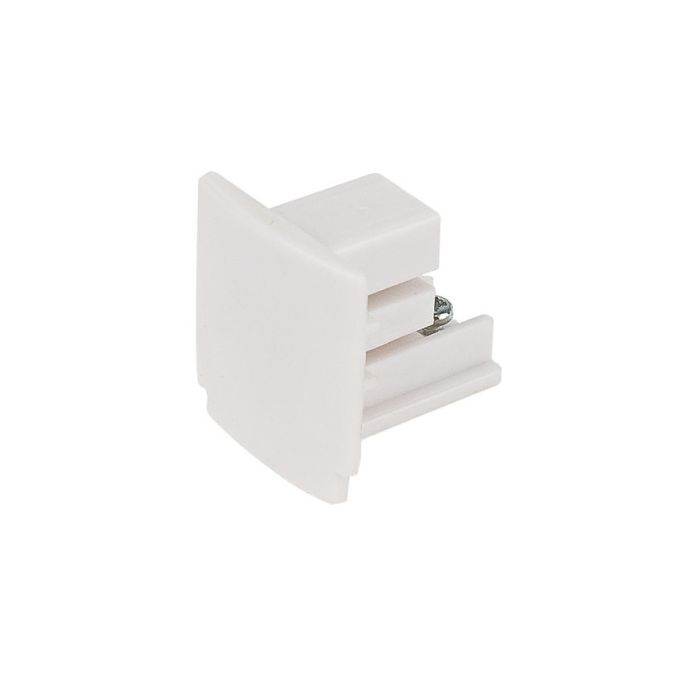 Artecta 3-Phase End Cap White - RAL9003