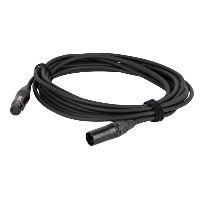 DAP FLN08 - DMX & AES/EBU XLR/M 5P to XLR/F 5P Neutrik NC5-BAG Series 1,5 mtr