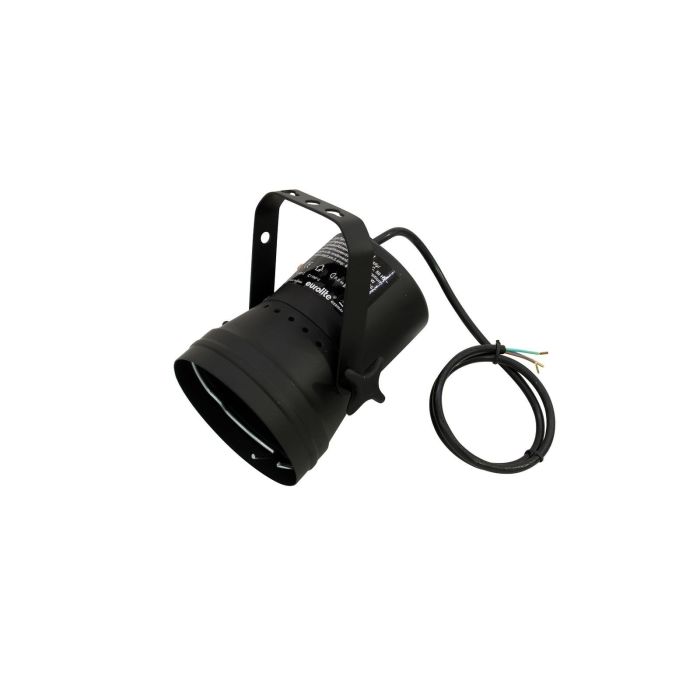 EUROLITE T36 black pin spot voor PAR 36 lamp 6 volt