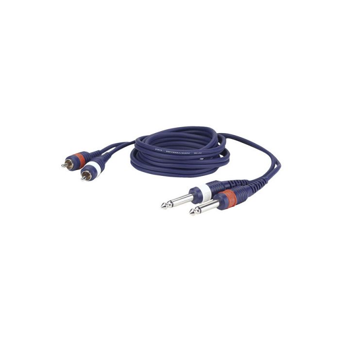 DAP FL23150 verloop kabel van cinch / RCA naar jack 1,5 mtr