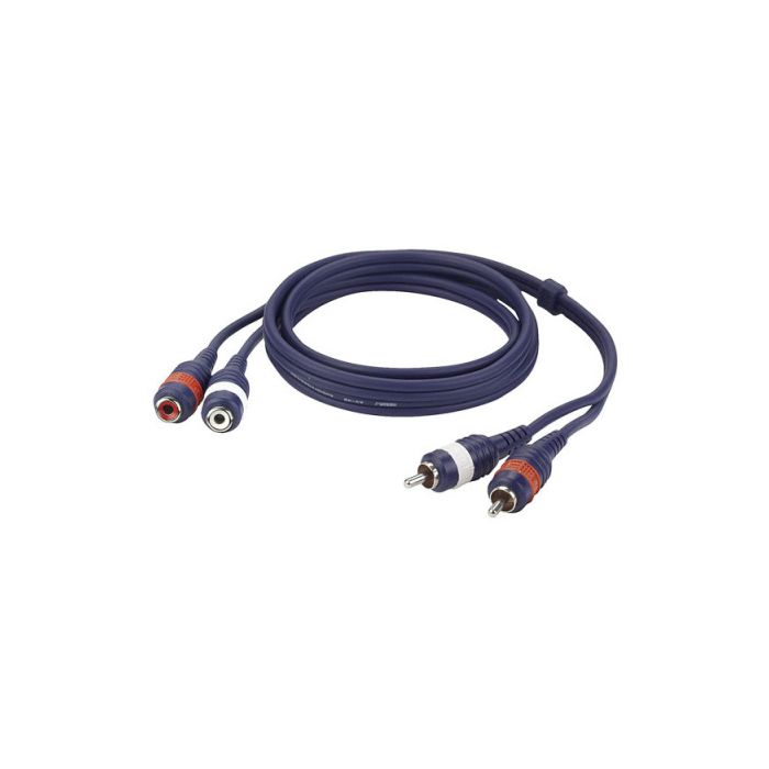 DAP FL276 RCA verlengkabel van 2x cinch naar 2x cinch 6 mtr