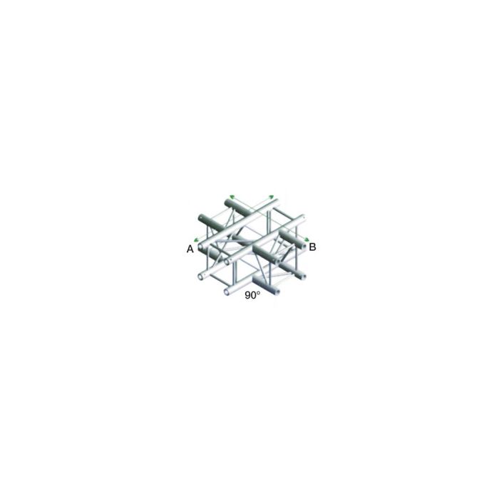 Milos QCB41 - PQ30016 Vierkant Truss Cross P-truss