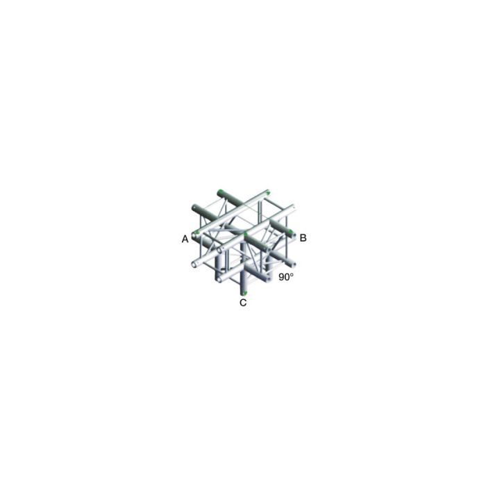Milos QCF51 Cross + Down 5-way Pro-30 Square F Truss