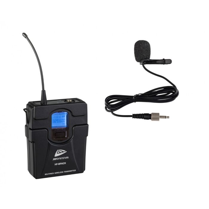 JB Systems HF-BPACK Belt-pack en lavalier-microfoon voor gebruik met de HF-TWIN RECEIVER
