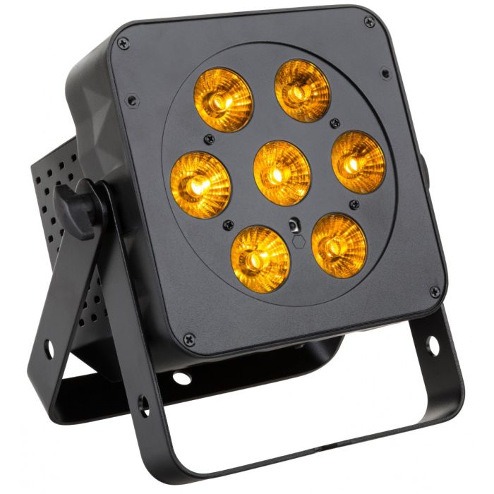 JB Systems LED PLANO 6in1 LED projector met 7x12W RGBWA + UV LEDs