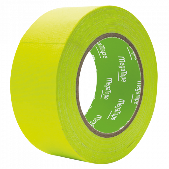 MegaTape UT120 Fluor Tape Geel - 19 mm / 25 mtr