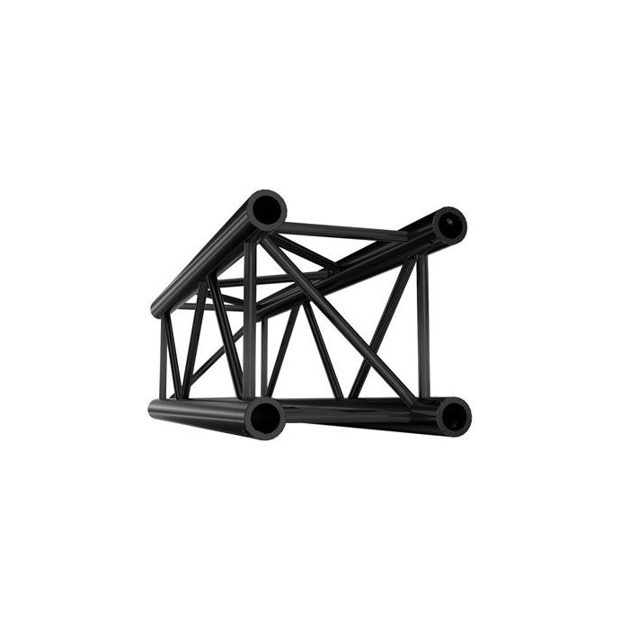 Milos truss QTF710 BLACK Straight 710mm gepoedercoat