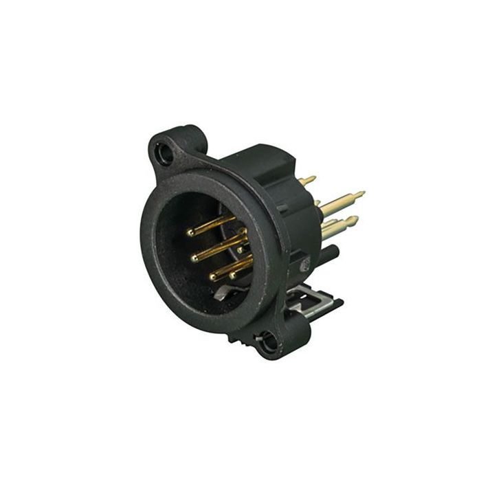 Neutrik 5 Pole male XLR receptaclel Horizontale PCB-montage