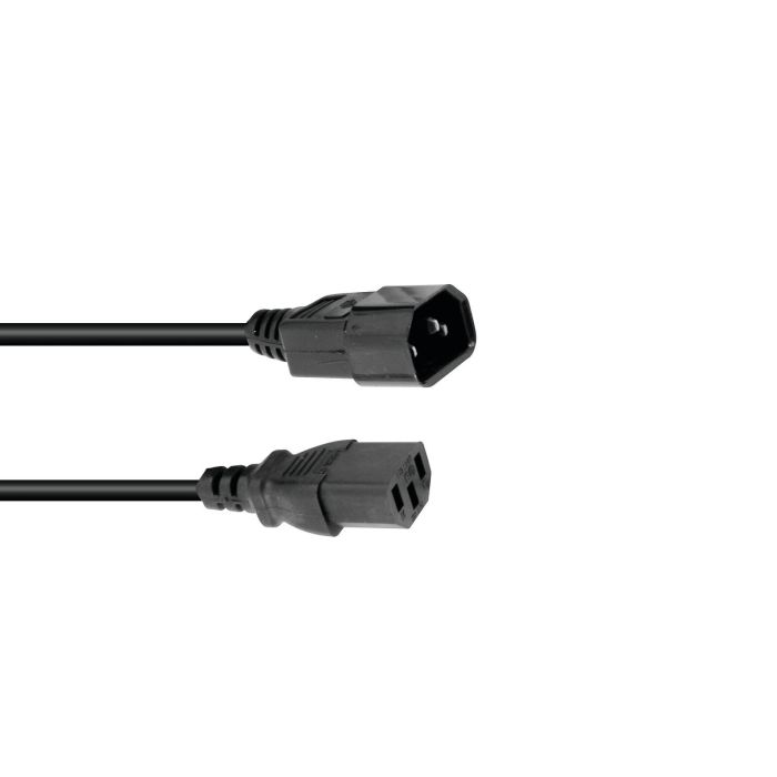OMNITRONIC IEC-verlengkabel 3x1,0mm 1.5 mtr lengte zwart