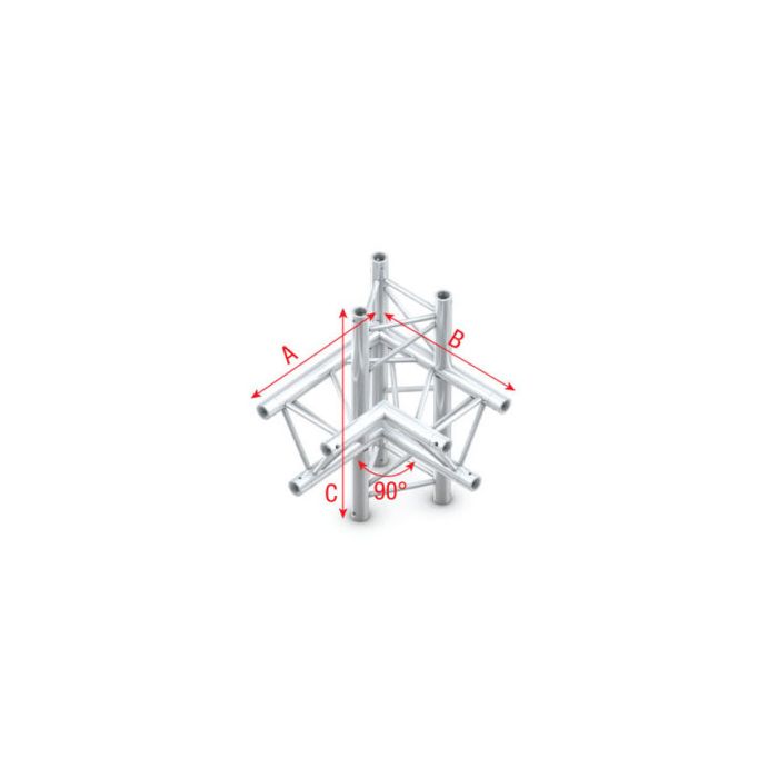 Milos ACB45 - PT30015 90°Hoek up/down, left Pro-30 Triangle P Truss
