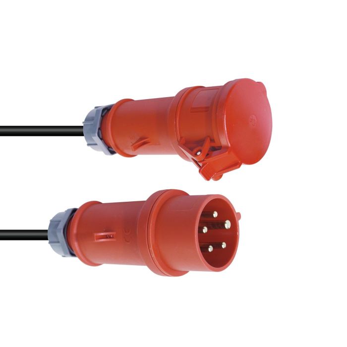 PSSO CEE Verlengkabel 16Amp 5x2,5mm 20m rood