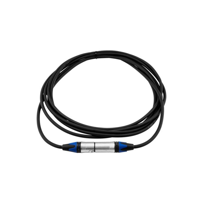 PSSO XLR Cable COL 3-pin 5m black Neutrik conectors