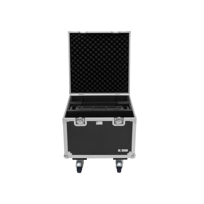 ROADINGER Flightcase PRO 2x IP Mega SWING with wheels