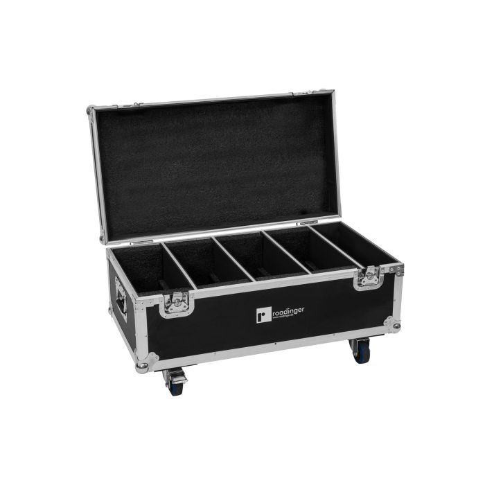 ROADINGER Flightcase voor 4x Omnitronic LED PLL-384 of vergelijkbaar ledpannel