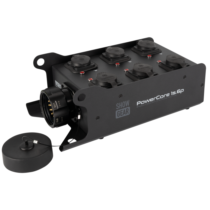 Showgear PowerCore 1s.6p
Breakout Multipin S19 in naar 6x Power Pro True