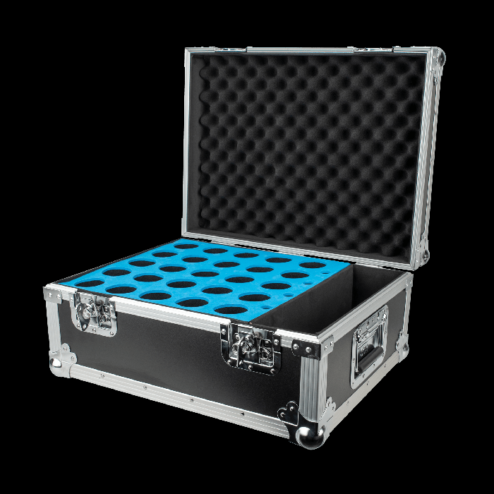 Showgear Pro Case for 25 mics
With accessory compartment and preformed foam