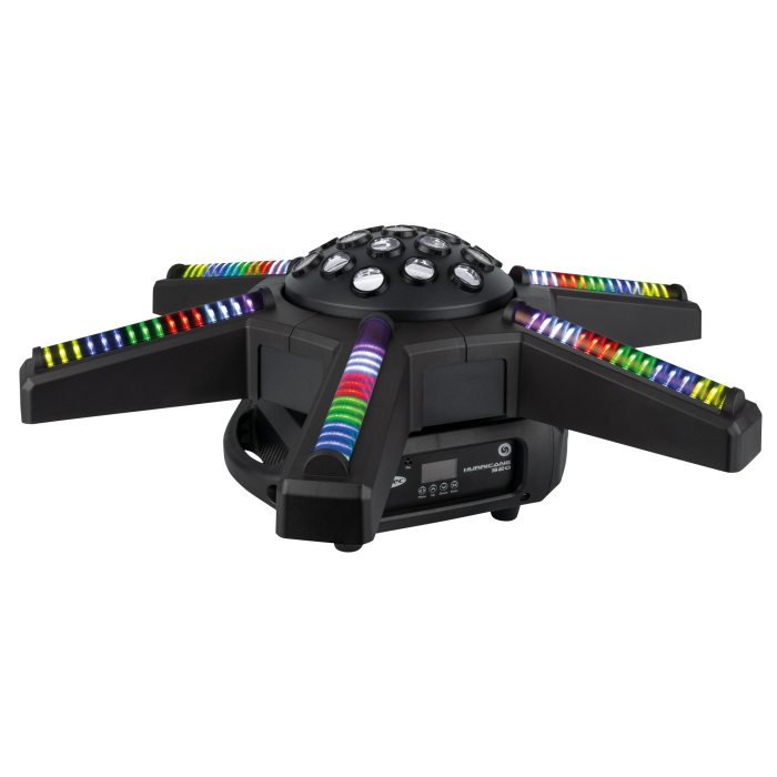 Showtec Hurricane 320
RGBW moonflowereffect met roterende armen