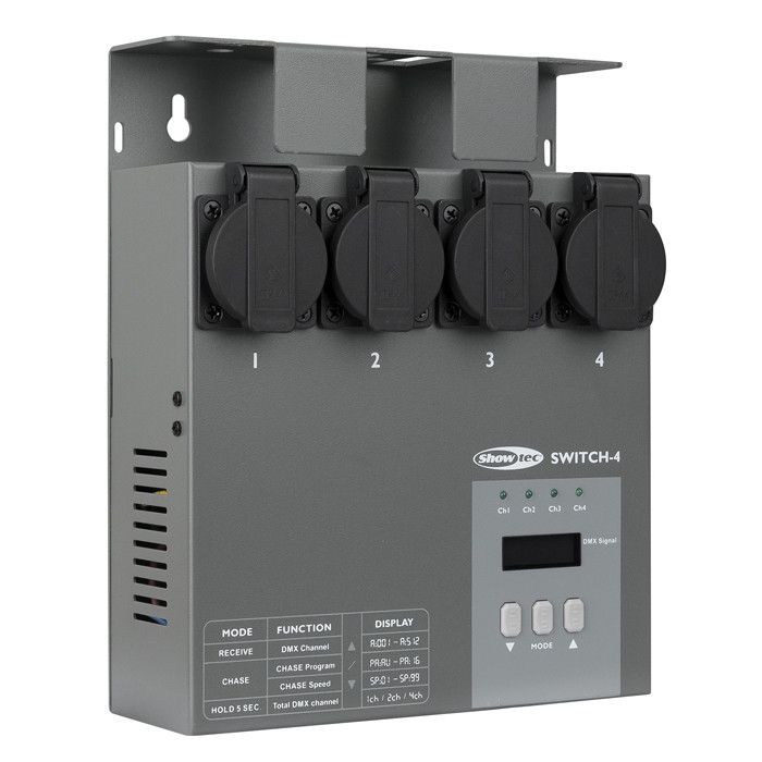 50357 Showtec MultiSwitch 4 Channel DMX