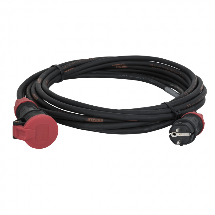 Showtec verlengkabel Shuko/Shuko Titanex with ABL 25m, 3x2.5mm