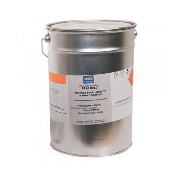 Warnex 6kg zwart structuur, speciaal voor luidspreker kasten
