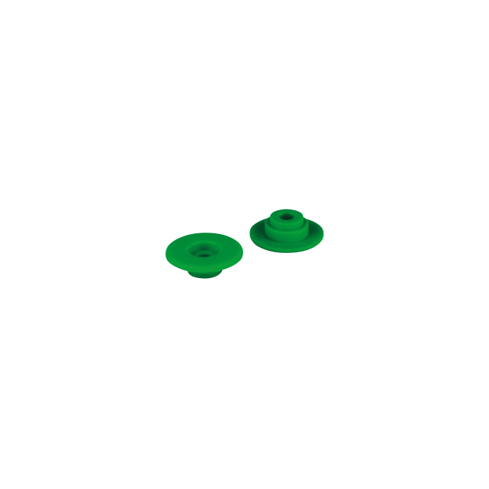 Wentex CURTFIX® Gekleurde Ringen voor Gordijnklem Set van 50 - Groen