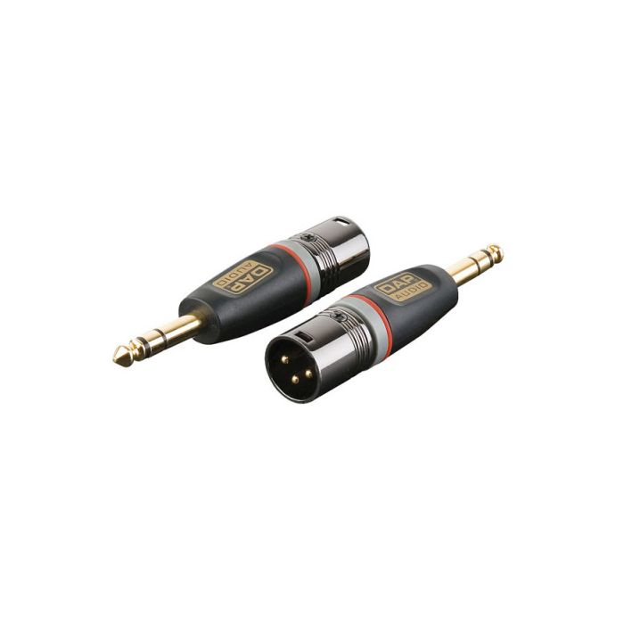 X Caliber XGA28 XLR Male 3polig verloop naar Jack Male stereoo