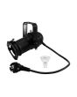 EUROLITE Set PAR-16 Spot GU-10 black + GU-10 230V LED SMD 7W 3000K
