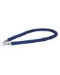 Showgear Velvet Rope Silver Hook Blue