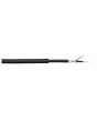 DAP LC-126 Zwarte line-kabel asymmetrisch, 100 m op een spoel