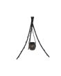 EUROPALMS Halloween Witch Cauldron with Tripod, animated, 145cm