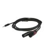 DAP FLX46 - stereo mini Jack naar 2x XLR Male 3 polig 6meter lengte