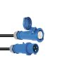 PSSO CEE Verlengkabel 32Amp 3x6mm 10mtr blauw ( Camping en markt kabel)
