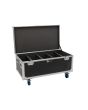 ROADINGER Flightcase 4x Multiflood IP 18x10W RGBW Wash CRMX, with wheels MK2