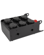 Showgear PowerCore c16a.6s 6x Schuko - 1x CEE 16 A (5P)