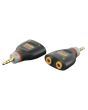 XGA16 - Mini Jack Male stereo naar 2 x Mini Jack Female splitter