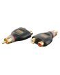 XGA42 - 2 x RCA Female naar 1 RCA Male combinator