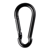 Wentex Carabiner 6 x 60 mm - 10 pieces- black