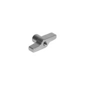 DT Wing Nut Silver M10  Vleugelmoer Zilver M10