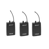 OMNITRONIC Set WMT-2M UHF-zender + 2x WMR-2M UHF-ontvanger